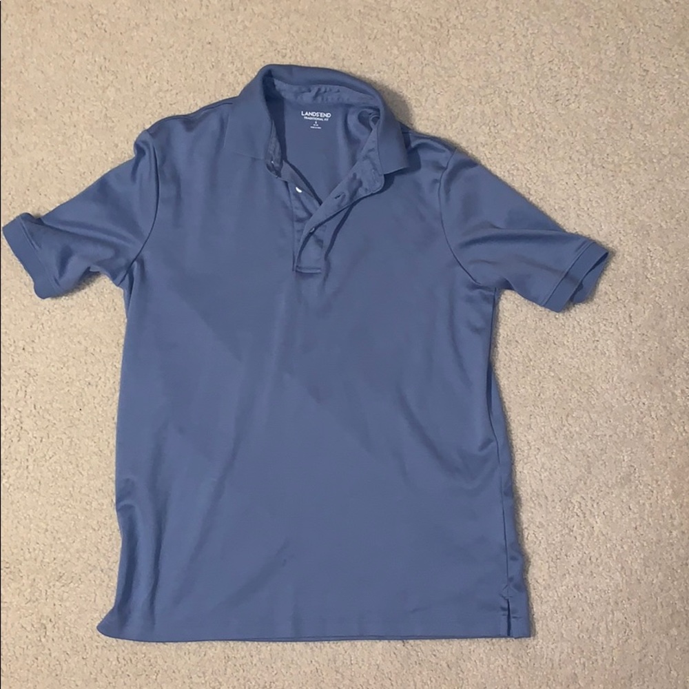 Lands’ End traditional fit golf shirt